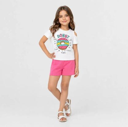 Conjunto Feminino Infantil variados Zimm Kids - Tamanhos do 1 ao 8