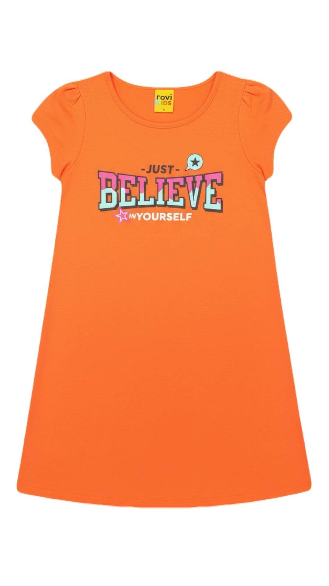 Vestido infantil Acredite - tamanho 4 - Rovitex