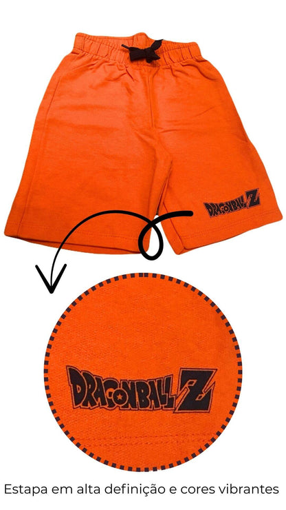 Conjunto Infantil Masculino Dragon Ball Z - Tamanhos 4 ao 10
