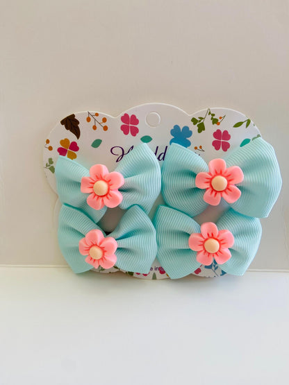 kit de 4 laços flores