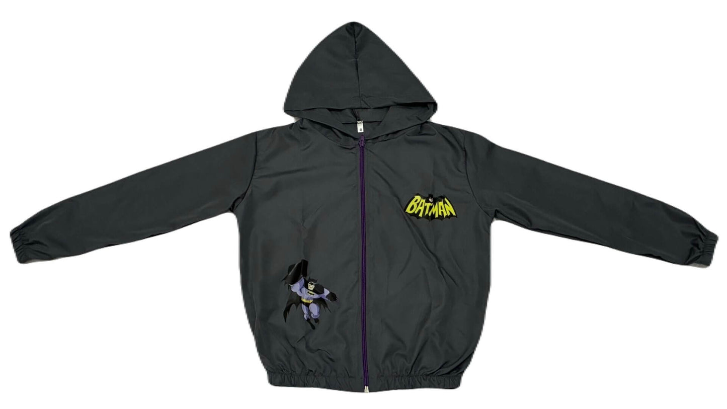 Jaqueta Corta Vento Infantil Masculino Batman - Tamanhos 4, 8 e 10