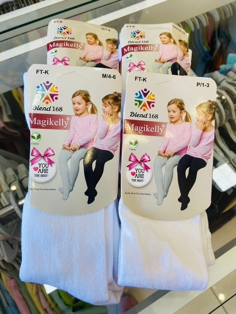 Meia calça infantil Feminina - Tamanho do 1 ao 12
