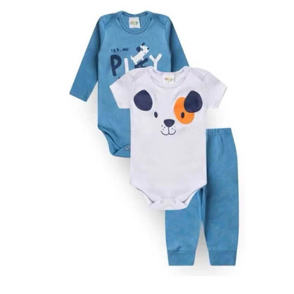Trijunto Baby Masculino - Tamanhos do P ao GG