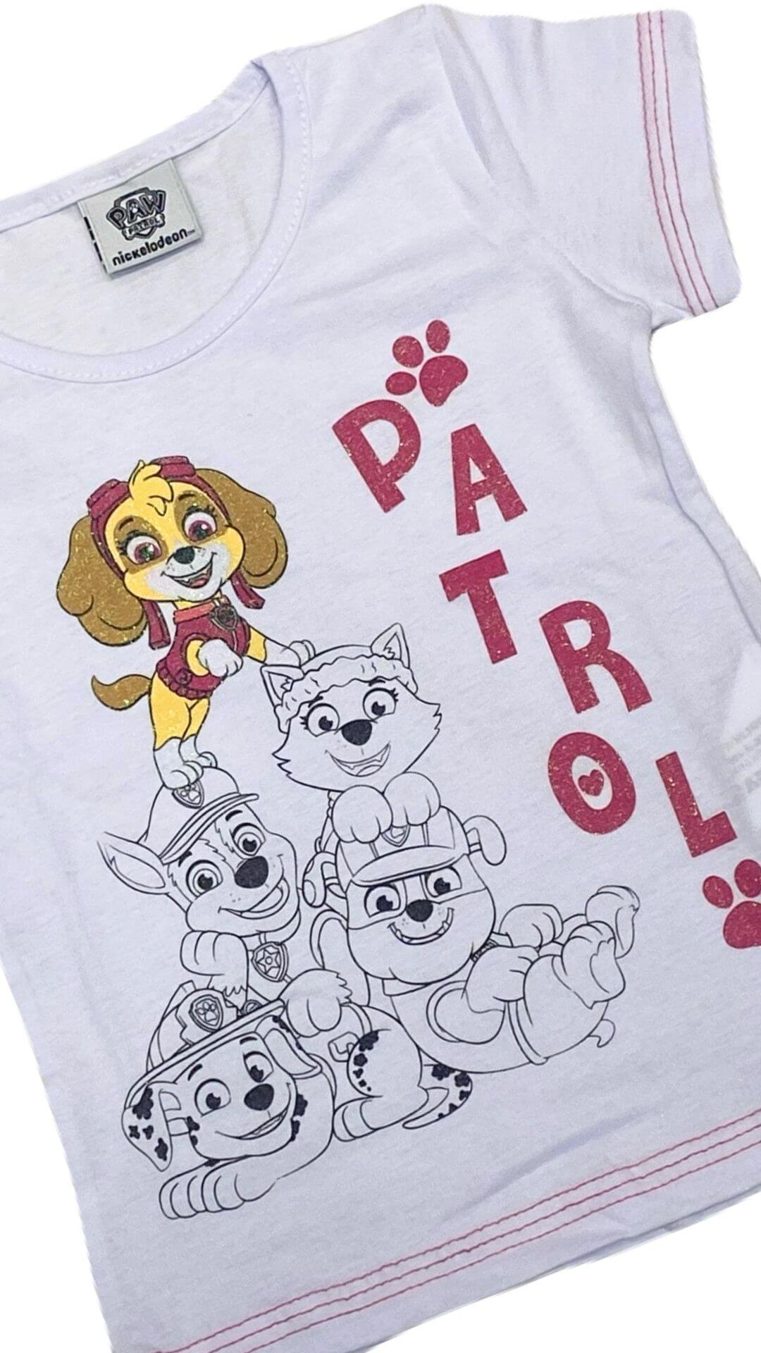 Conjunto Infantil Feminino Patrulha Canina - Tamanho 2