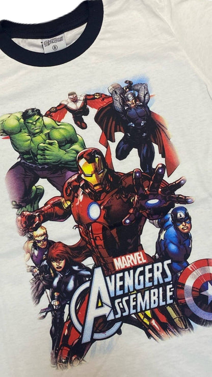 Conjunto Infantil Masculino Vingadores - Tamanho 8