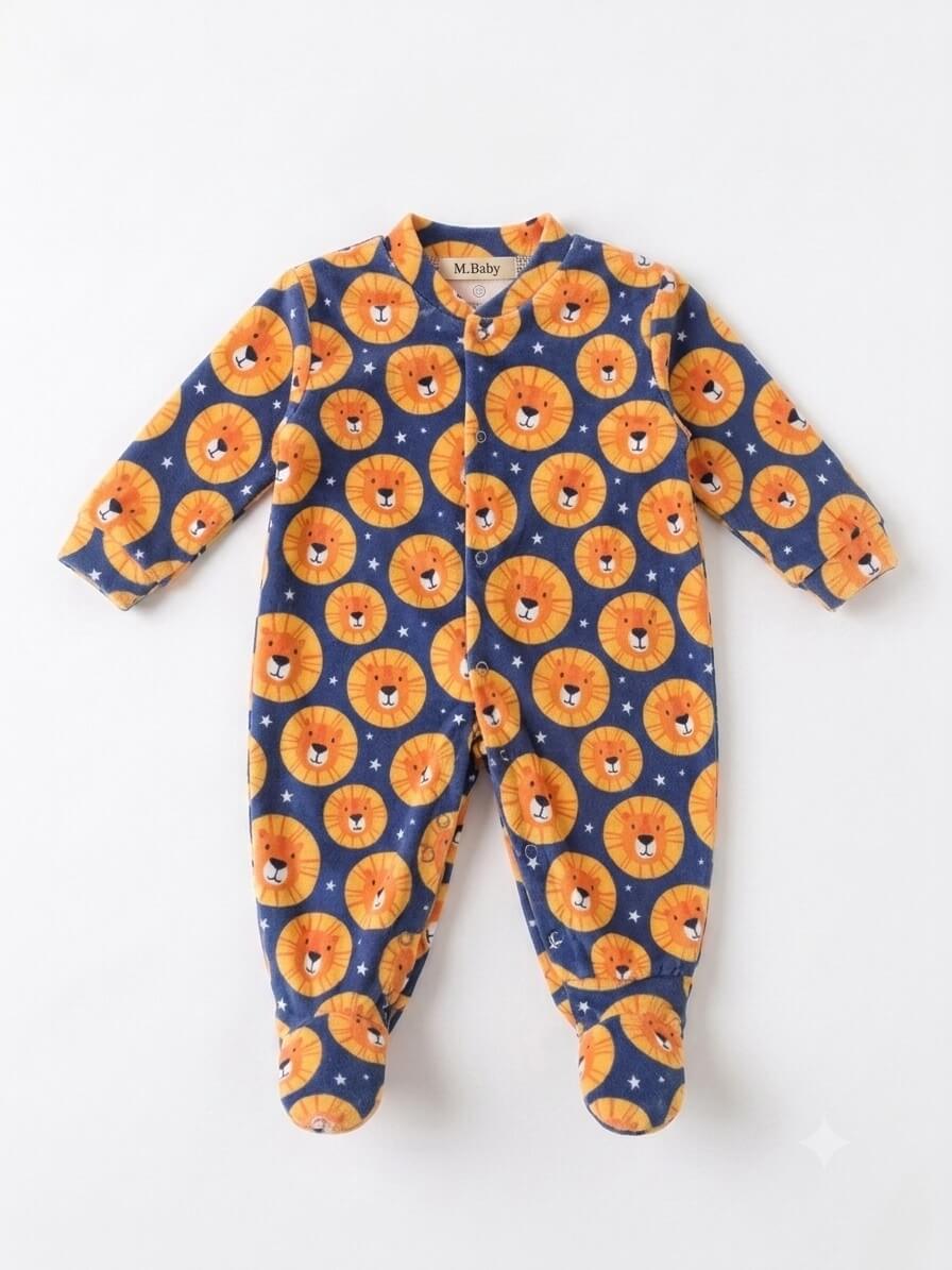 Macacão Masculino em Plush Soft Premium - Tamanho do RN ao M
