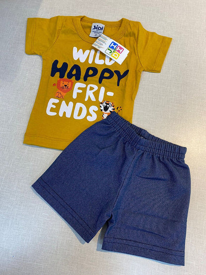 Conjunto Masculino Infantil JIDI - Tamanho do P ao G