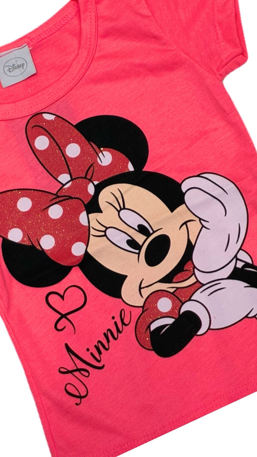 Conjunto Infantil Feminino Minnie - Tamanho 3