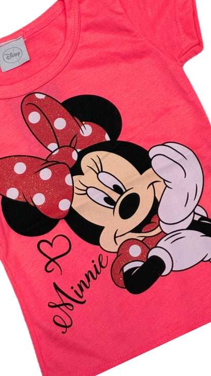 Conjunto Infantil Feminino Minnie - Tamanho 3
