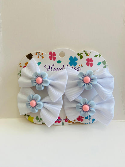 kit de 4 laços flores
