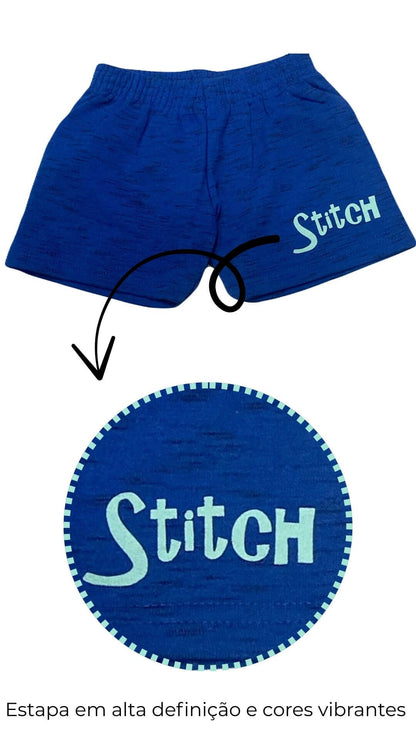 Conjunto Infantil Masculino Stitch - Tamanho 1