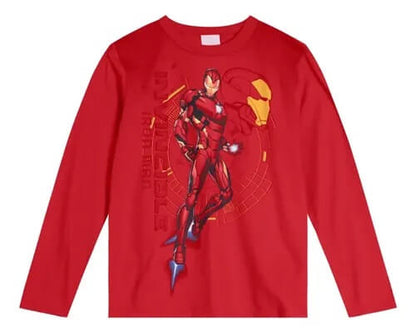 Camiseta manga longa Homem de Ferro Brandili - Tamanhos do 4 ao 10