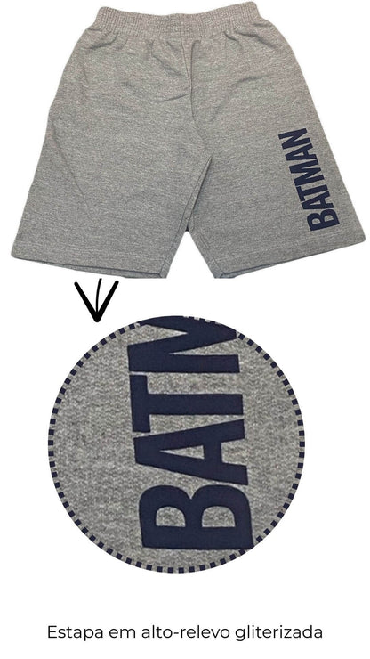 Conjunto Infantil Masculino Batman - Tamanho 10