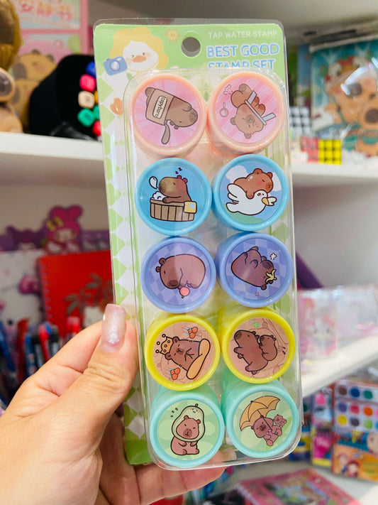 Carimbo fofo da Capivara