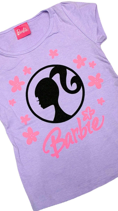 Conjunto Infantil Feminino Barbie - Tamanhos 2 e 8