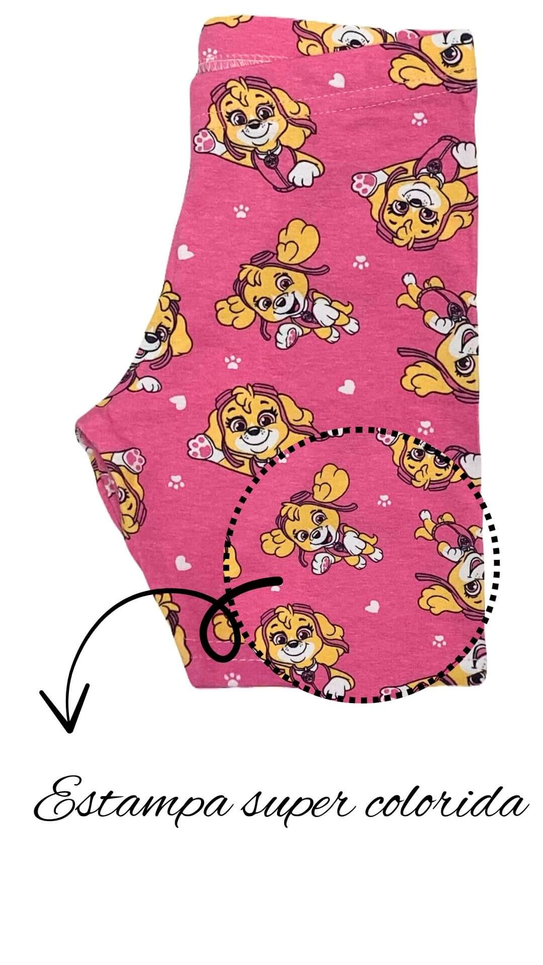 Conjunto Infantil Feminino Patrulha Canina - Tamanho 3