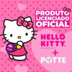 Pote Organizador Duplo Quadrado Hello Kitty