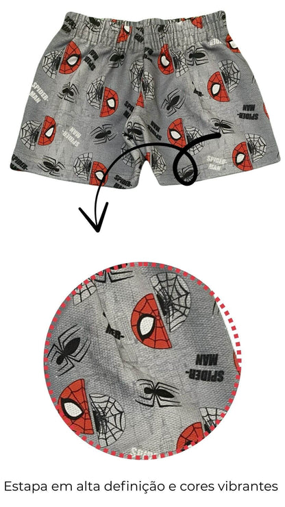 Conjunto Infantil Masculino Homem Aranha - Tamanho 1