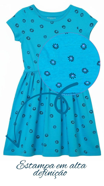 Vestido infantil Florzinha - tamanho 3 - Rovitex