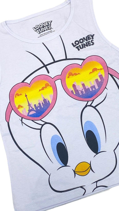 Conjunto Infantil Feminino Looney Tunes - Tamanho 10