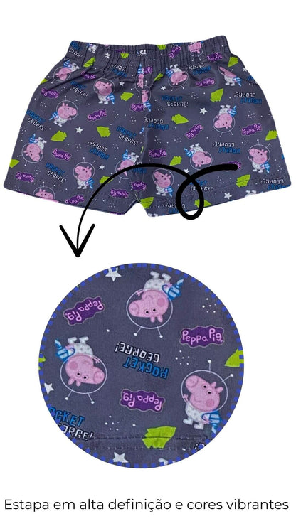Conjunto Infantil Masculino George Pig - Tamanho 1
