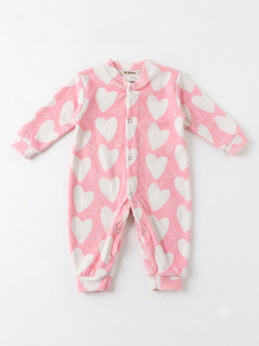 Macacão Feminino em Plush Soft Premium - Tamanho do RN ao M