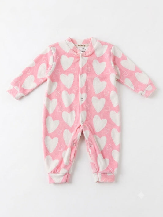 Macacão Feminino em Plush Soft Premium - Tamanho do RN ao M
