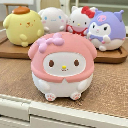 Squishy da turma da Hello Kitty e Stitch