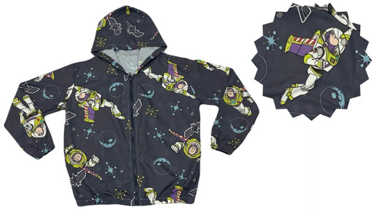 Jaqueta Corta Vento Infantil Masculino Toy Story - Tamanhos 6 e 8