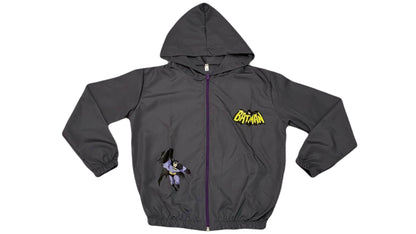 Jaqueta Corta Vento Infantil Masculino Batman - Tamanhos 4, 8 e 10