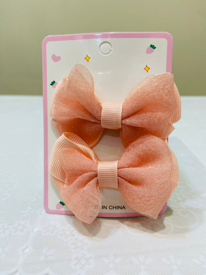 kit de 2 laços com tule