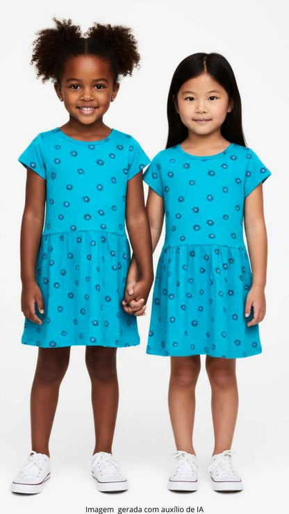 Vestido infantil Florzinha - tamanho 3 - Rovitex