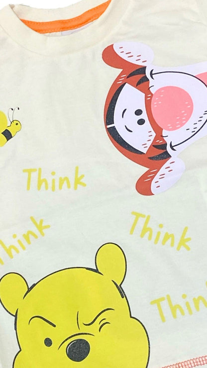Conjunto Infantil Masculino Pooh e Tigrão - Tamanhos 1 e 3