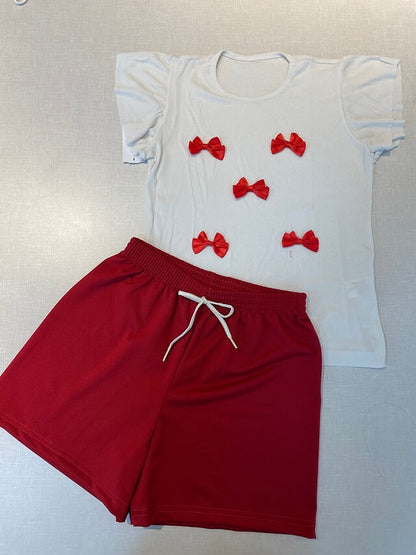 Conjunto Feminino Infantil com estampa sublimada - Tamanho do 2 ao 12