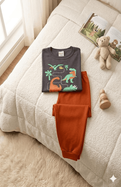 Conjunto Infantil Masculino 2 peças Moletom - Meia Estação - Tamanho 1 ao 3