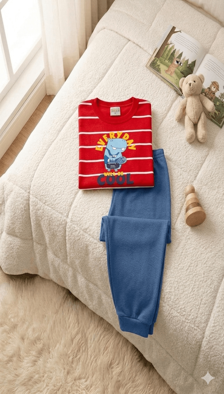 Conjunto Infantil Masculino 2 peças Moletom - Meia Estação - Tamanho 1 ao 3