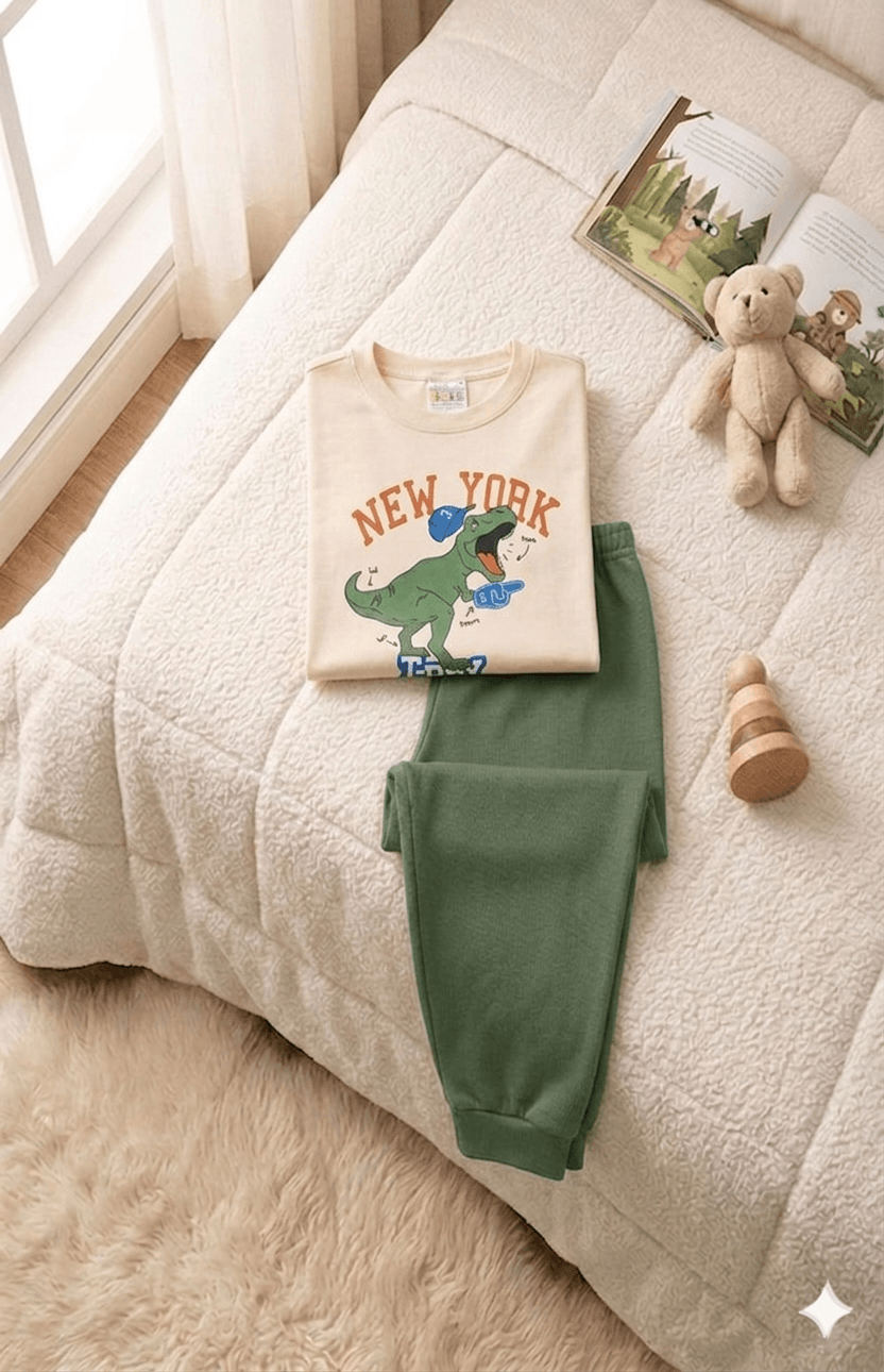 Conjunto Infantil Masculino 2 peças Moletom - Meia Estação - Tamanho 4, 6 e 8