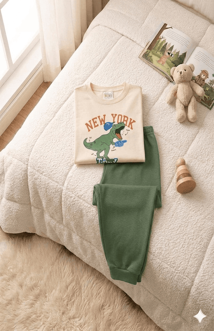 Conjunto Infantil Masculino 2 peças Moletom - Meia Estação - Tamanho 4, 6 e 8