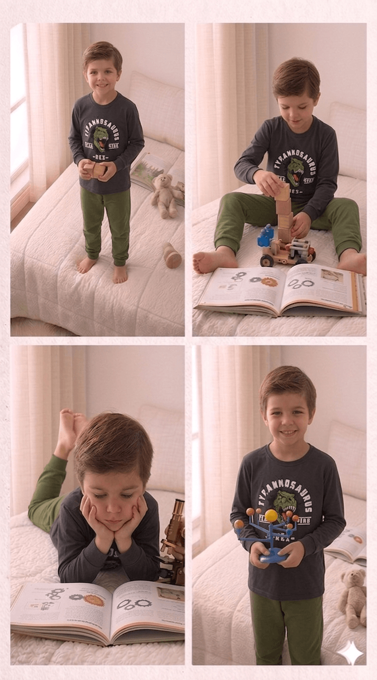 Conjunto Infantil Masculino 2 peças Moletom - Meia Estação - Tamanho 10, 12 e 14