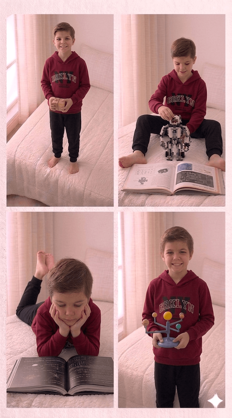 Conjunto Infantil Masculino 2 peças Moletom - Com capuz - Meia Estação - Tamanho 10,12 e 14