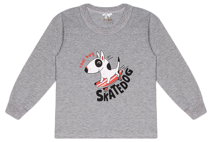 Camiseta Manga longa - Infantil Masculino  - Meia Estação - Tamanho 1 ao 3