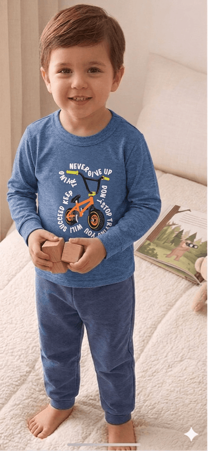 Camiseta Manga longa - Infantil Masculino  - Meia Estação - Tamanho 1 ao 3