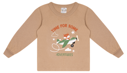 Camiseta Manga longa - Infantil Masculino  - Meia Estação - Tamanho 1 ao 3