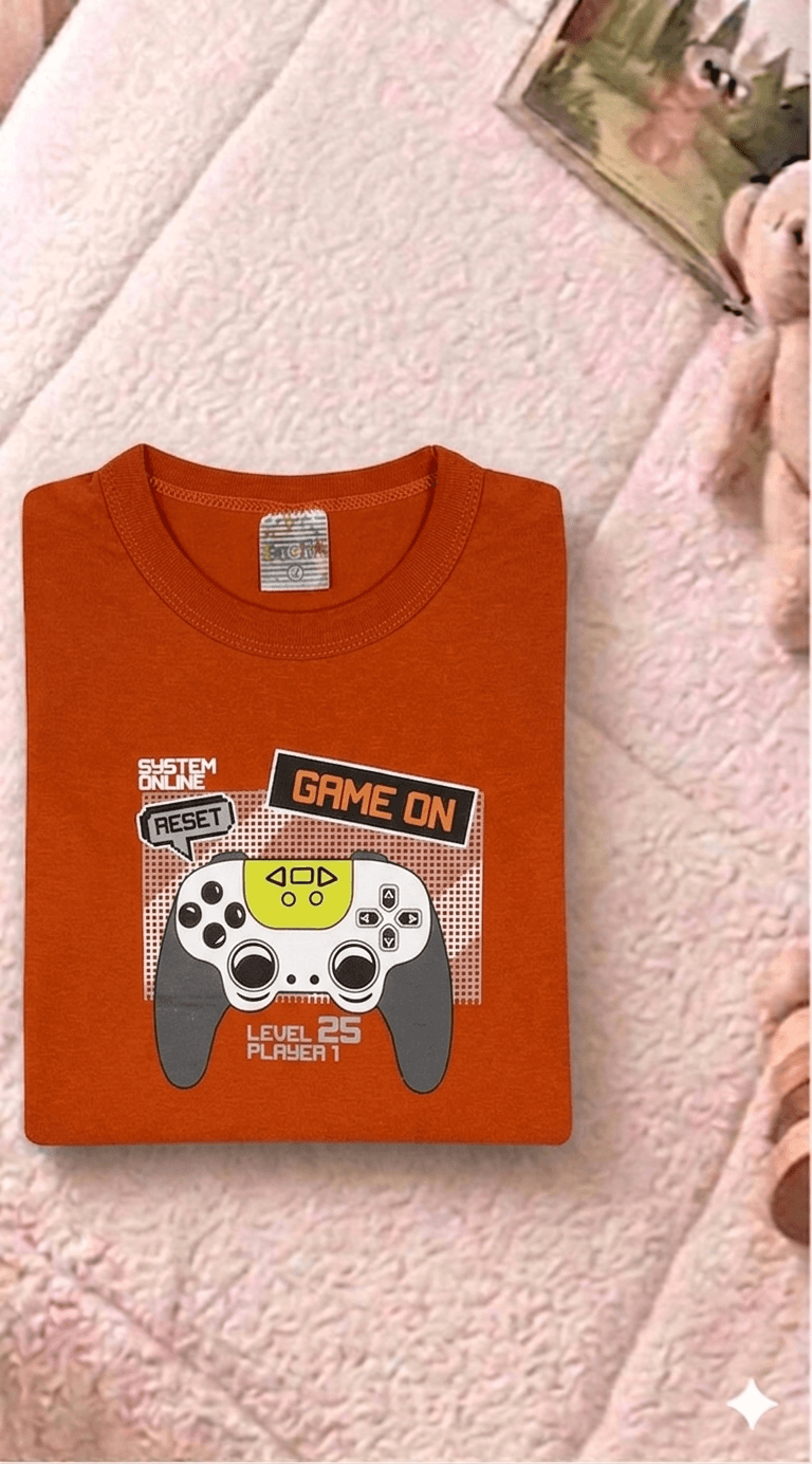 Camiseta Manga longa - Infantil Masculino  - Meia Estação - Tamanho 4, 6 e 8