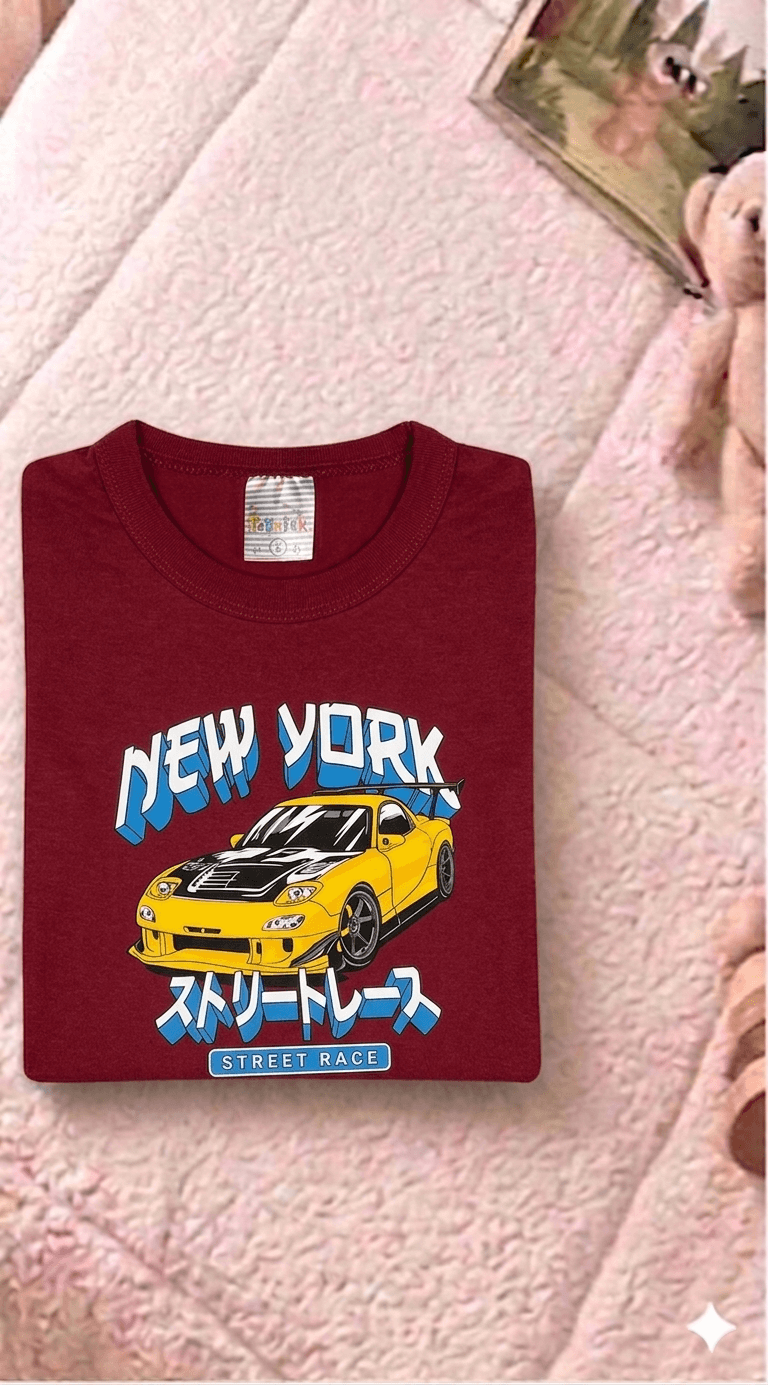 Camiseta Manga longa - Infantil Masculino  - Meia Estação - Tamanho 4, 6 e 8
