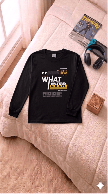 Camiseta Manga longa - Infantil Masculino  - Meia Estação - Tamanho 10, 12 e 14