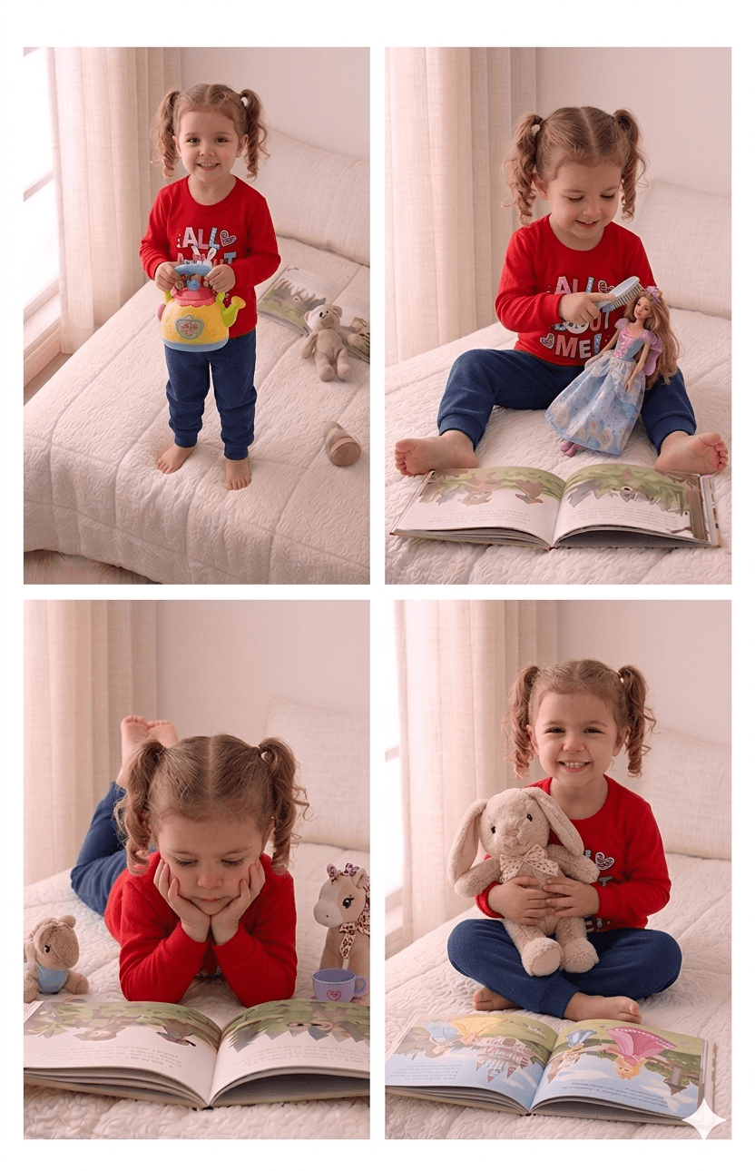 Conjunto Infantil Feminino 2 peças Moletom - Meia Estação - Tamanho 1 ao 3