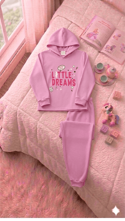 Conjunto Infantil Feminino 2 peças Moletom - Meia Estação - Tamanho 10, 12 e 14