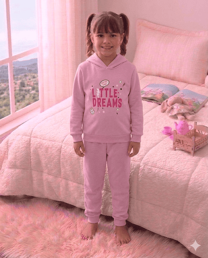Conjunto Infantil Feminino 2 peças Moletom - Meia Estação - Tamanho 10, 12 e 14