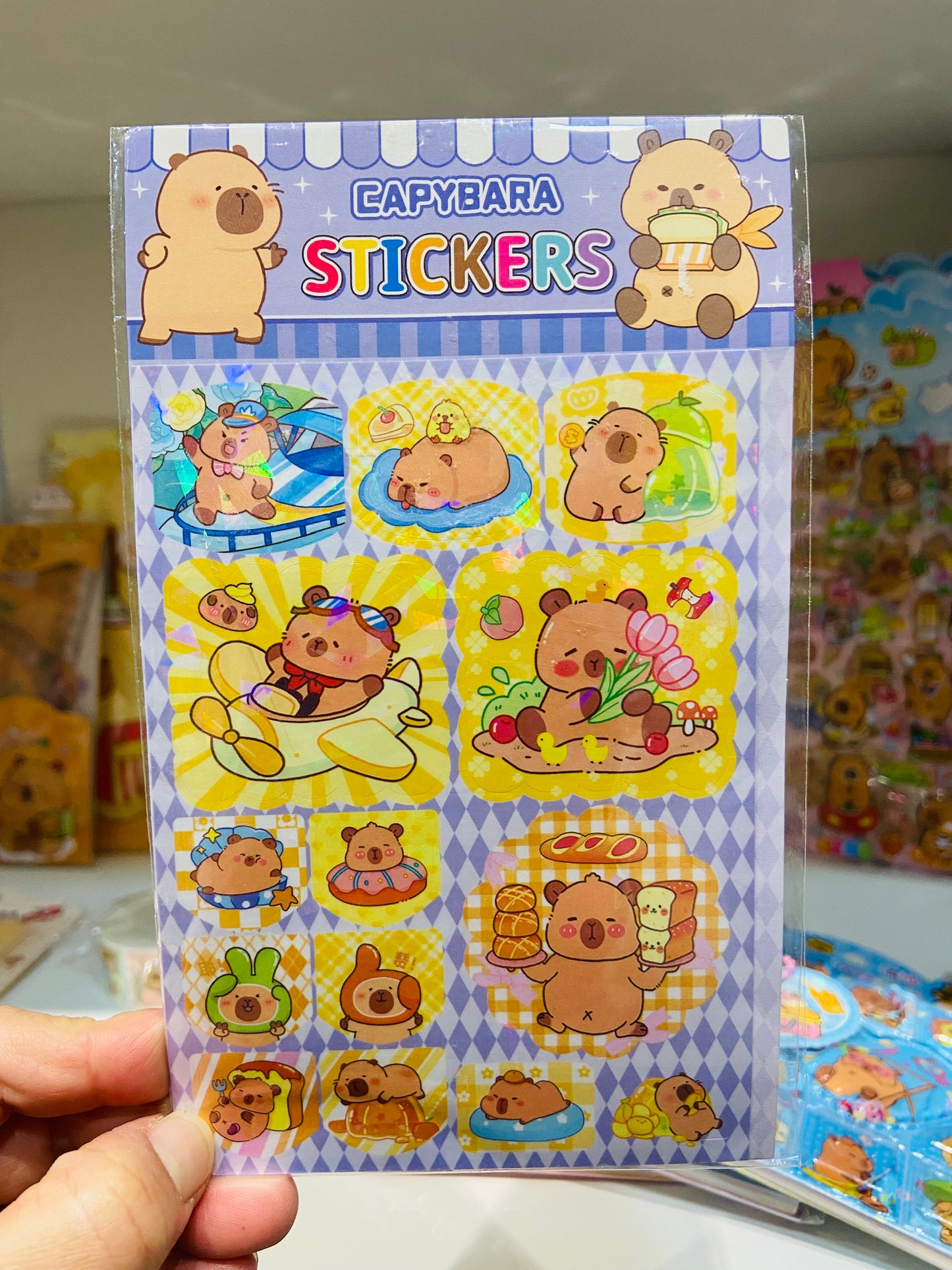 Adesivos Stickers Capivara
